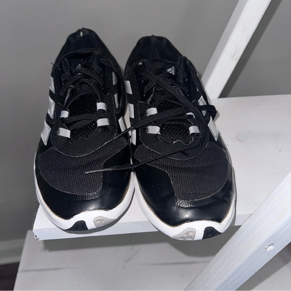 Adidas Men's Black and White Speed Trainer 5 Shoes Baseball Turfs size 10.5 - Picture 6 of 10